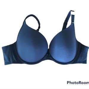Cacique Black Boost Plunge Bra 44B